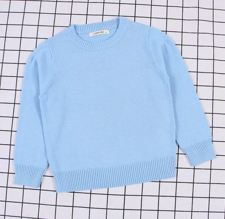 Baby Boys Pullover Sweater Cotton Long-Sleeve