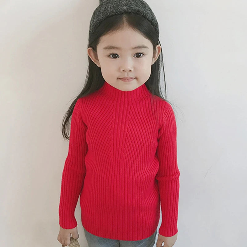 Kids Unisex Ribbed Sweater Pullover