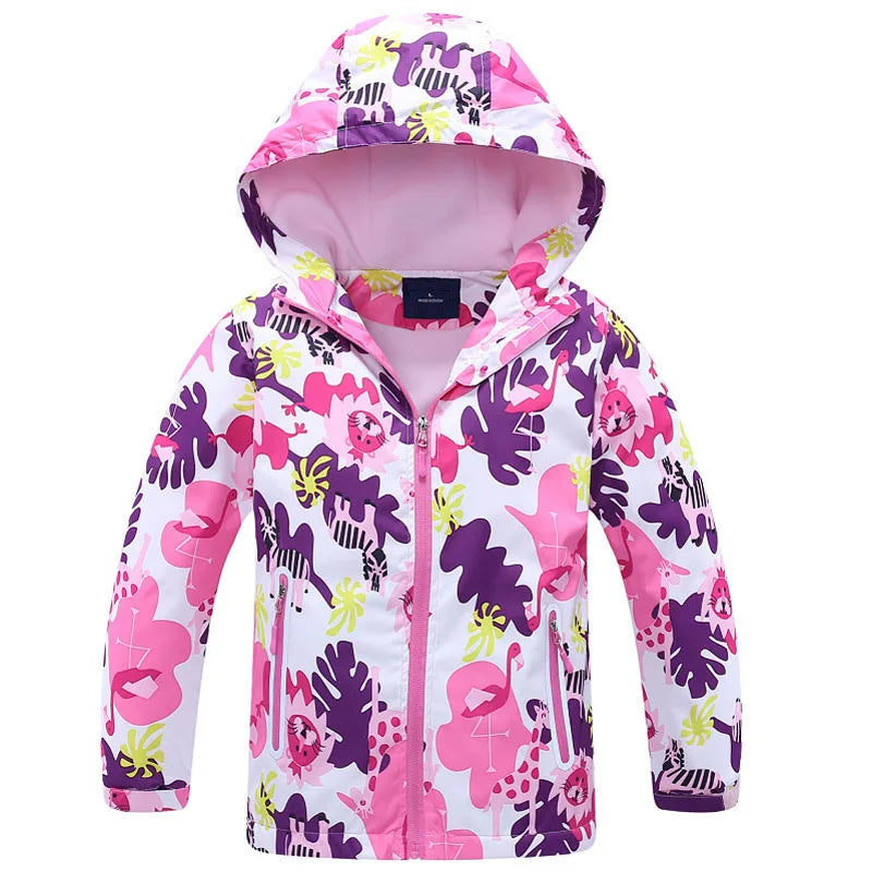 Girls Windbreaker Jacket 3-12yrs