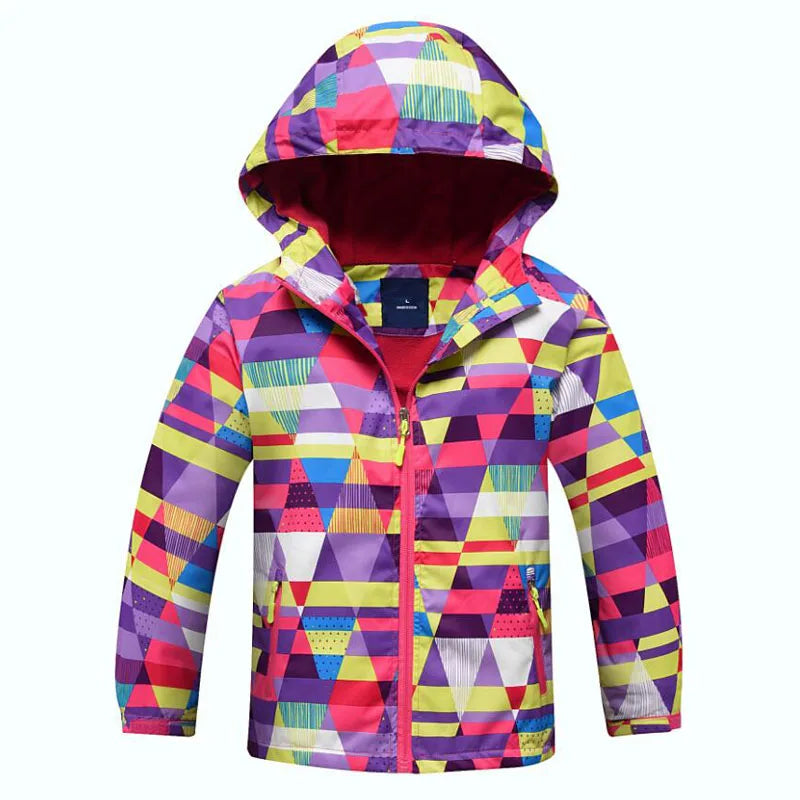 Girls Windbreaker Jacket 3-12yrs
