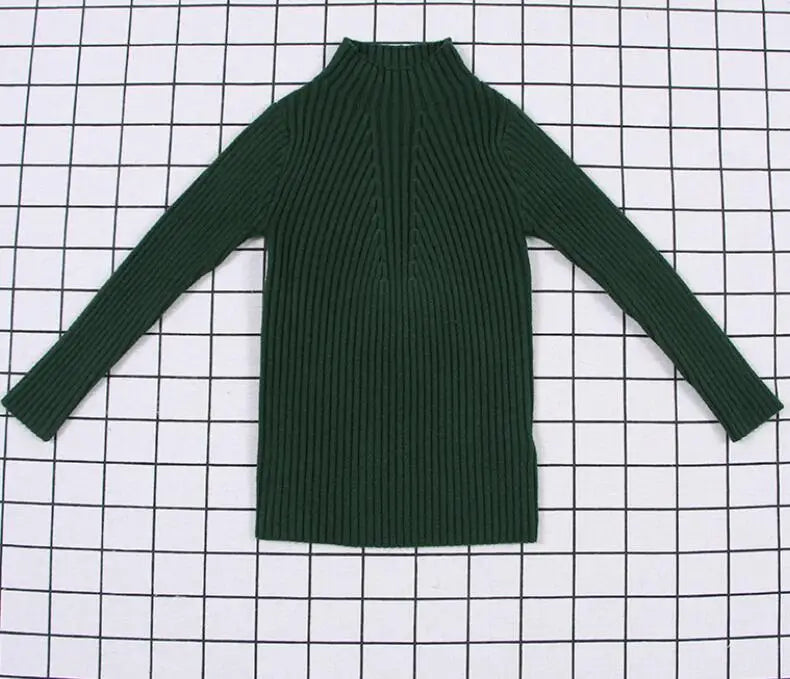 Kids Unisex Ribbed Sweater Pullover