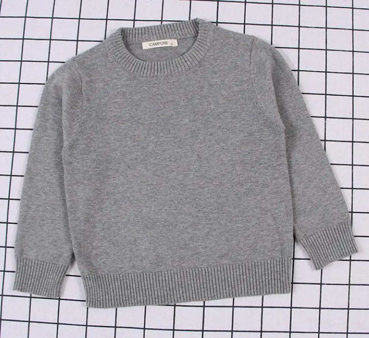 Baby Boys Pullover Sweater Cotton Long-Sleeve