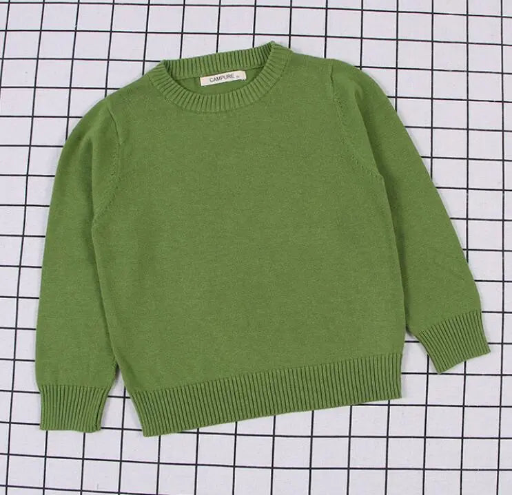 Baby Boys Pullover Sweater Cotton Long-Sleeve