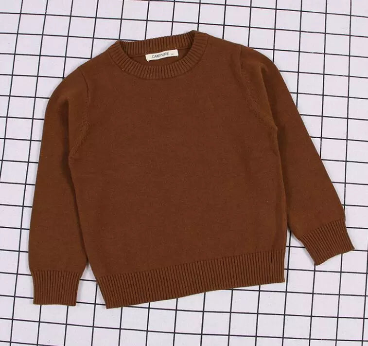 Baby Boys Pullover Sweater Cotton Long-Sleeve
