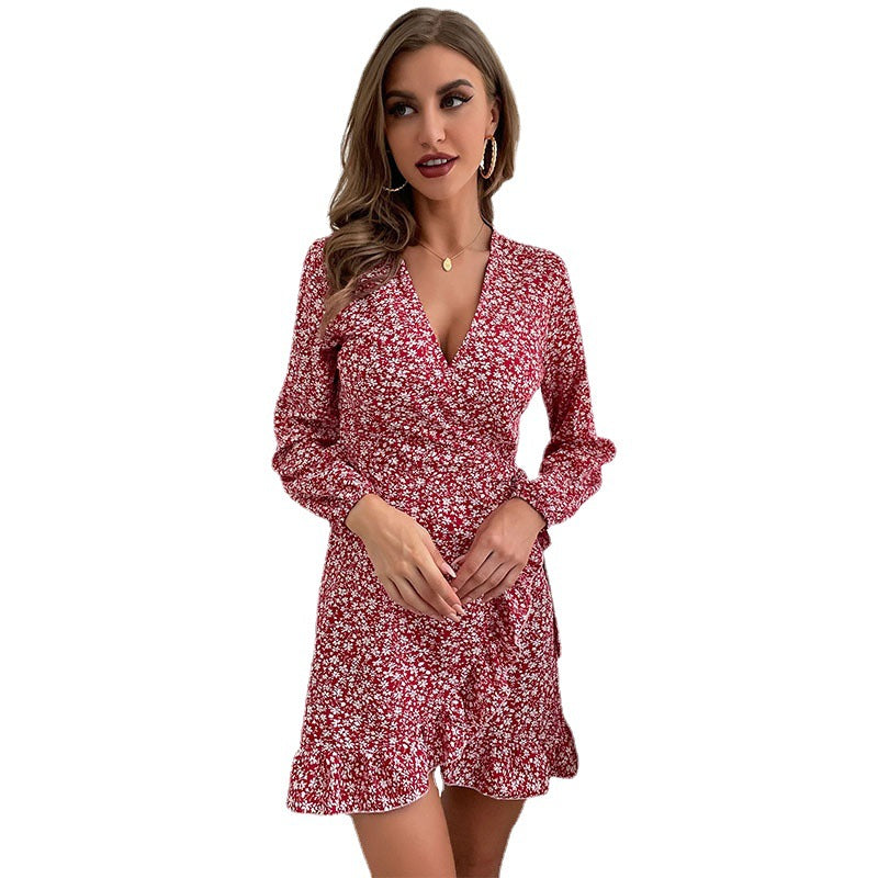 Floral Wrap Dress