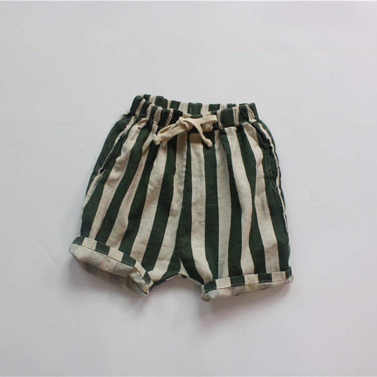 Baby's Cotton Cropped Pants
