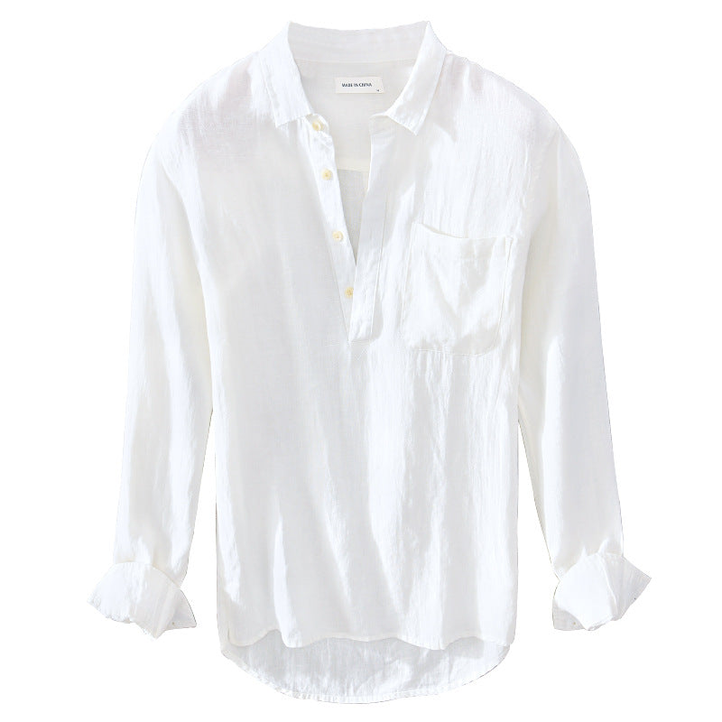 Men's Pure Linen Shirt