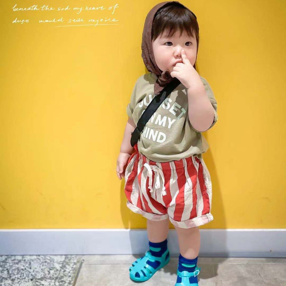 Baby's Cotton Cropped Pants