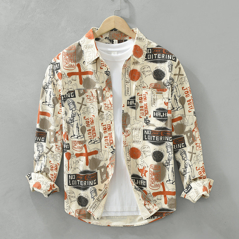 Men's Classic Printed Design Shirt