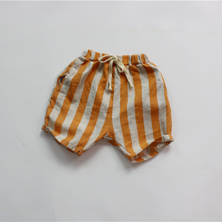 Baby's Cotton Cropped Pants