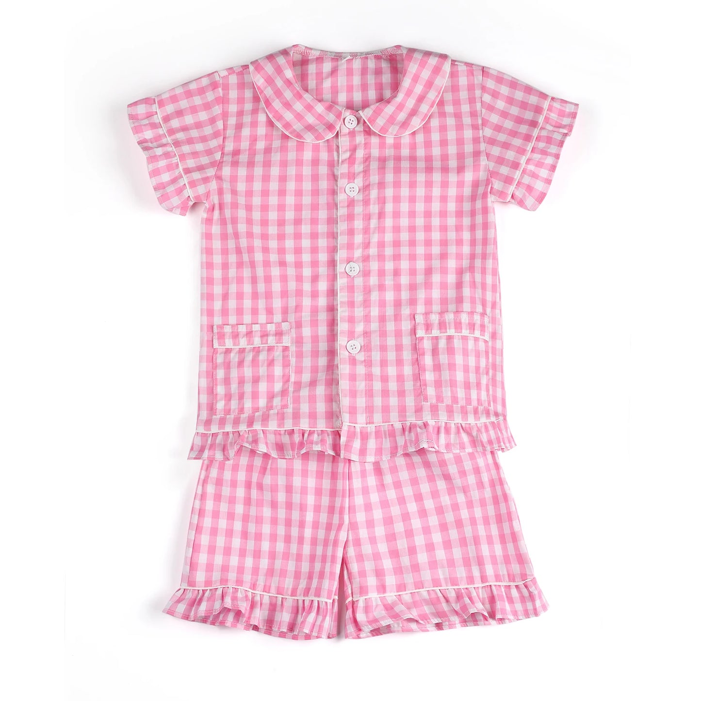 Kids Seersucker 100% Cotton Pajamas Sets