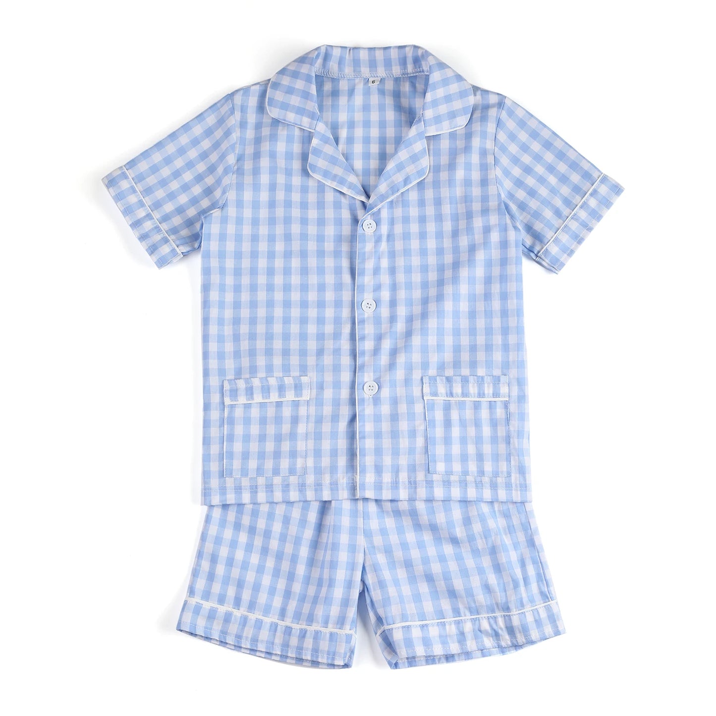 Kids Seersucker 100% Cotton Pajamas Sets