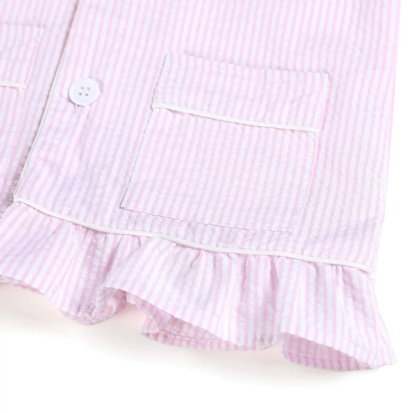 Kids Seersucker 100% Cotton Pajamas Sets