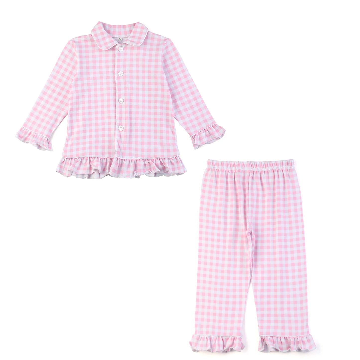 Kids Seersucker 100% Cotton Pajamas Sets
