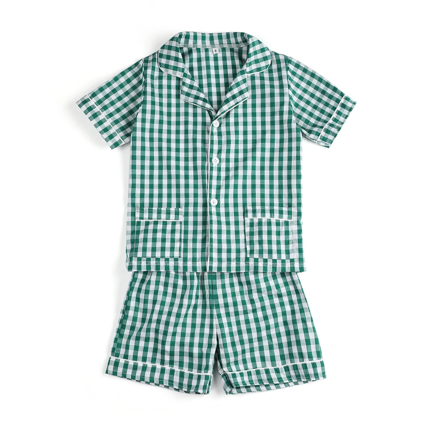 Kids Seersucker 100% Cotton Pajamas Sets