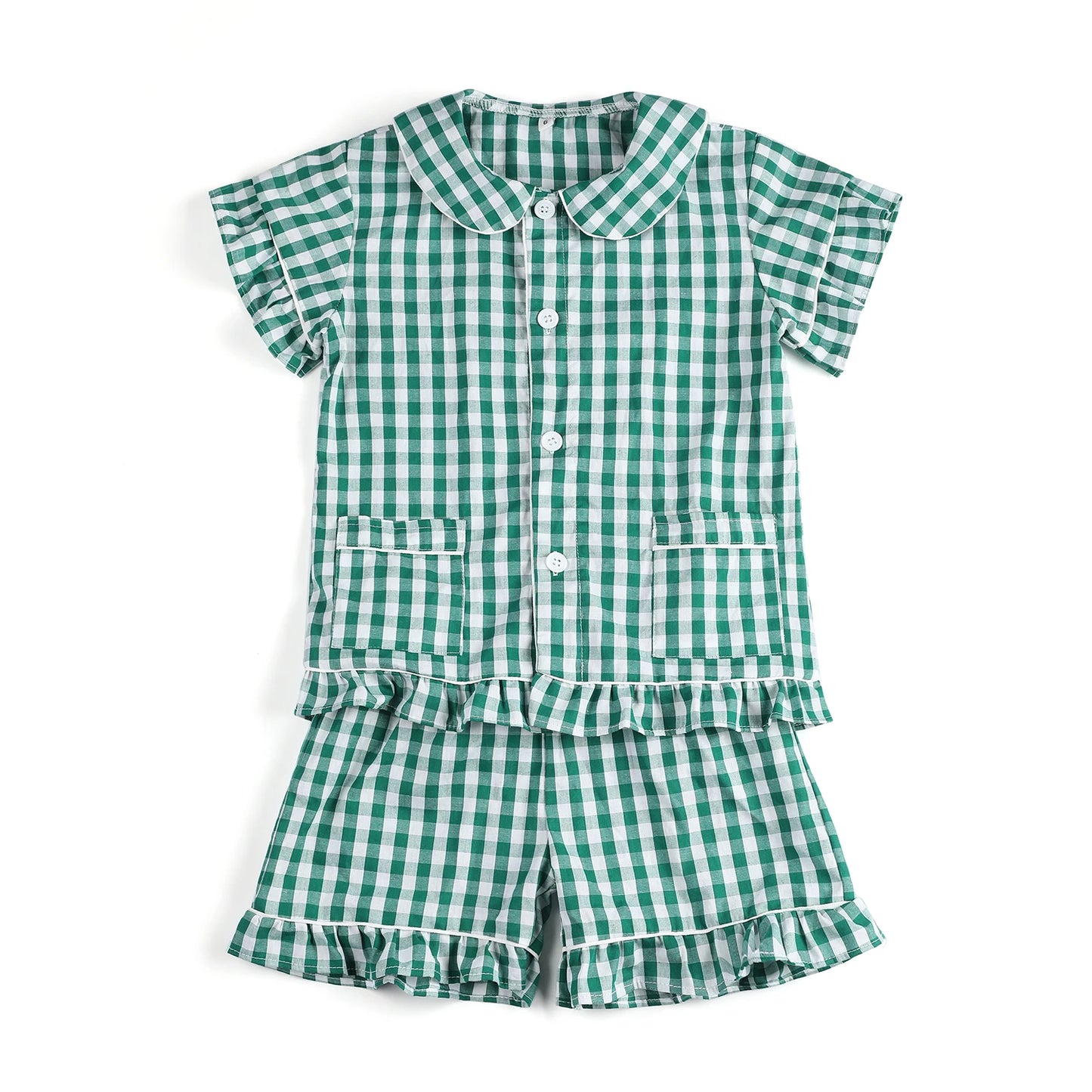 Kids Seersucker 100% Cotton Pajamas Sets
