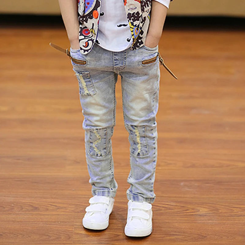 IENENS Years Boys Slim Straight Jeans 4-11