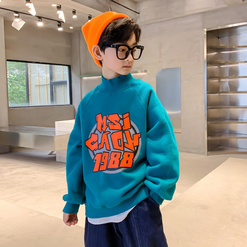 Boys Fleece Graphic Sweater
