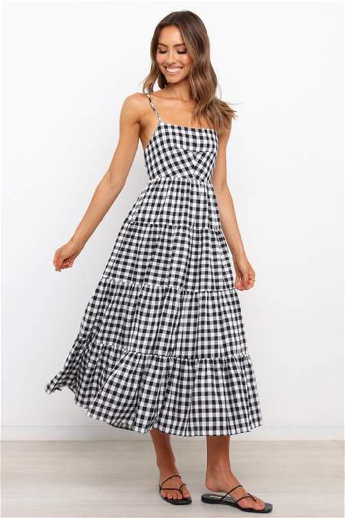 Suspender Lace Up Dress | Ajanka Inc.
