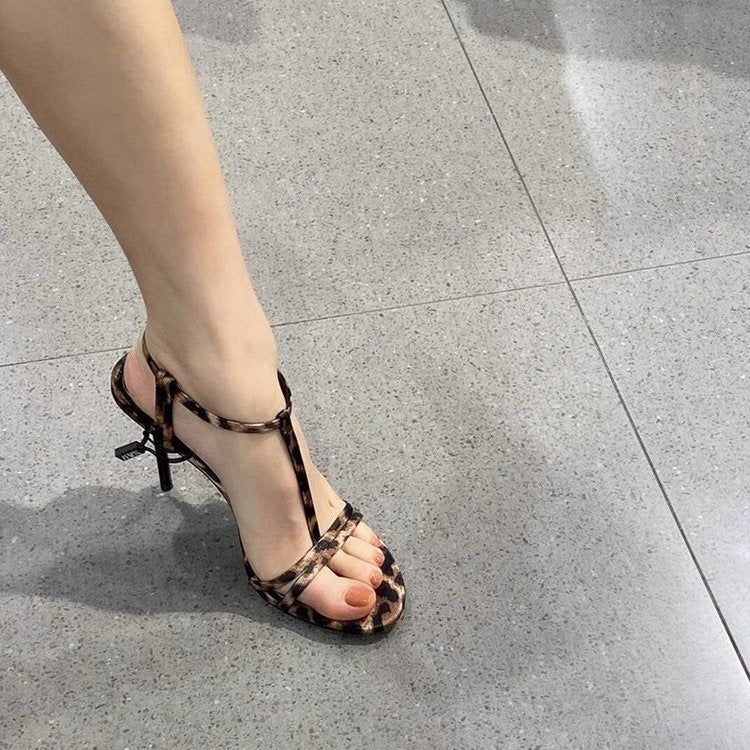 Leopard Print High Heels