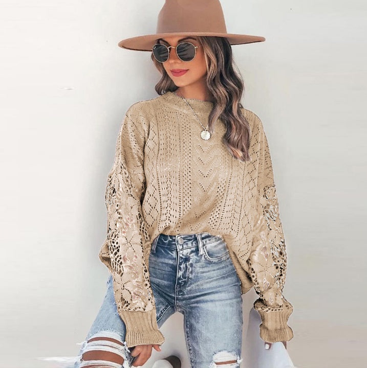 Hook Flower Sweater