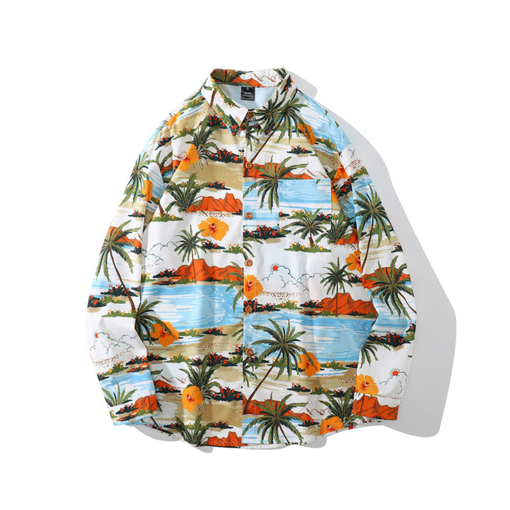 Men's Thai Style Floral Shirt
