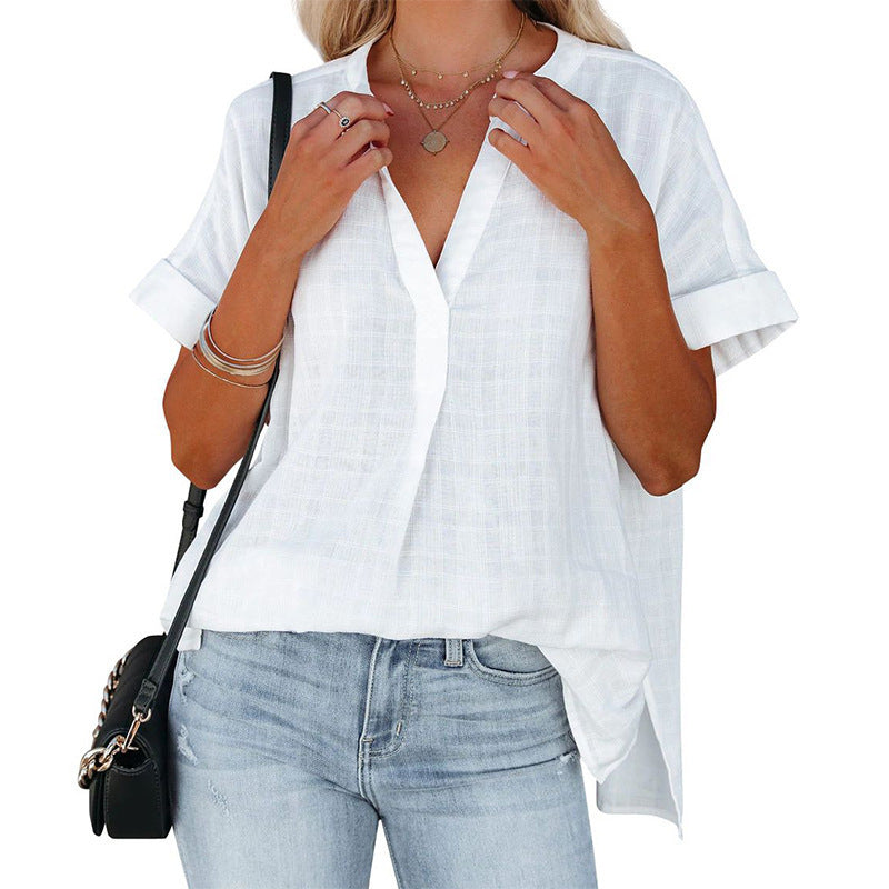 Women Short Sleeve Pullover Shirt