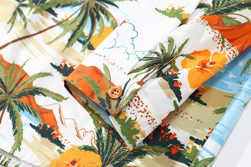Men's Thai Style Floral Shirt