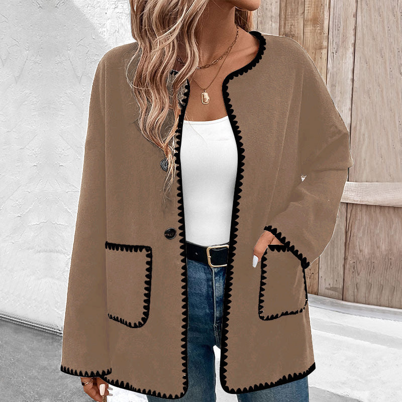 Women's Detailed Pocket Coat