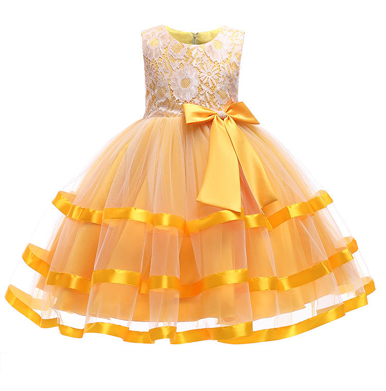 Toddler's Big Bow Princess Dress