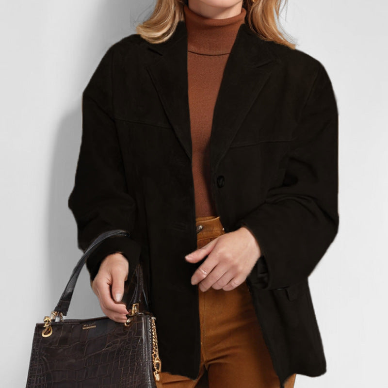 Women's Retro Suede Jacket