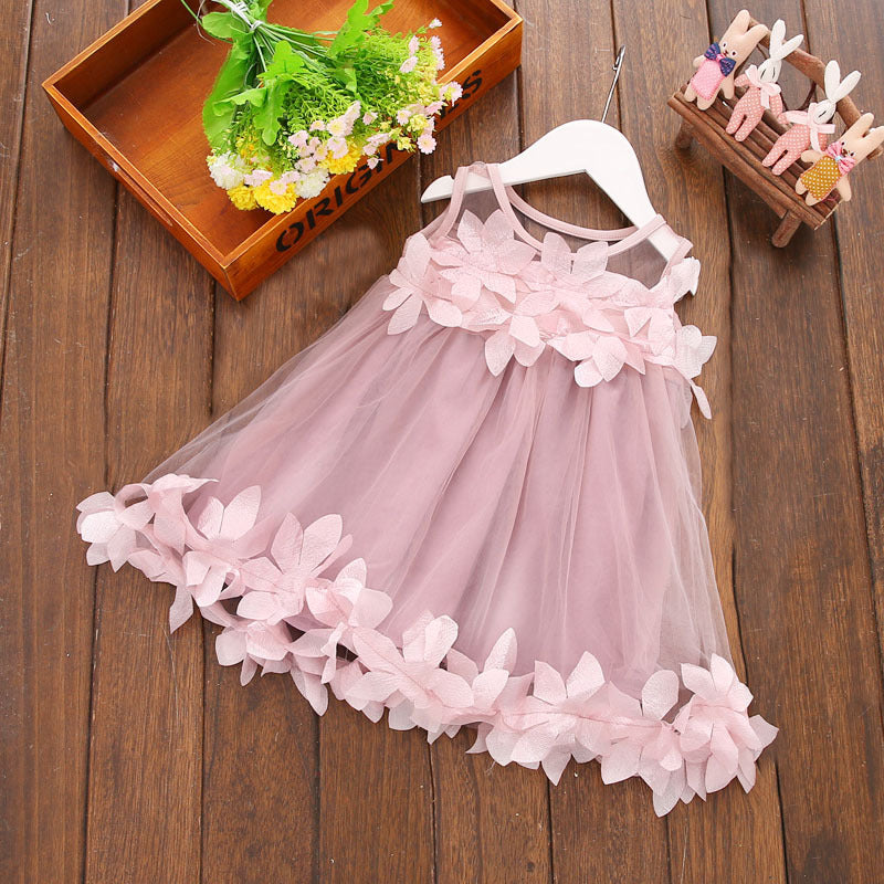 Girls' Lace Cappa Floral Dress | Ajanka Inc.