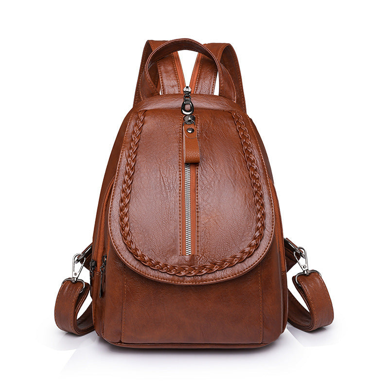 Soft Leather Backpack