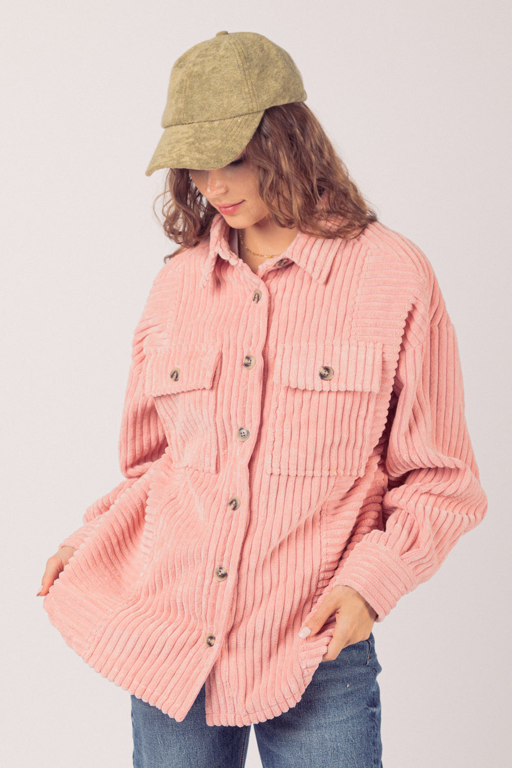 Women's Oversize Shirt Jacket