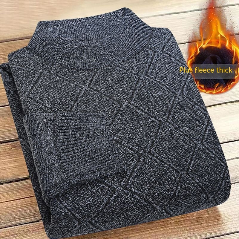 Men's Fleece-lined Sweater