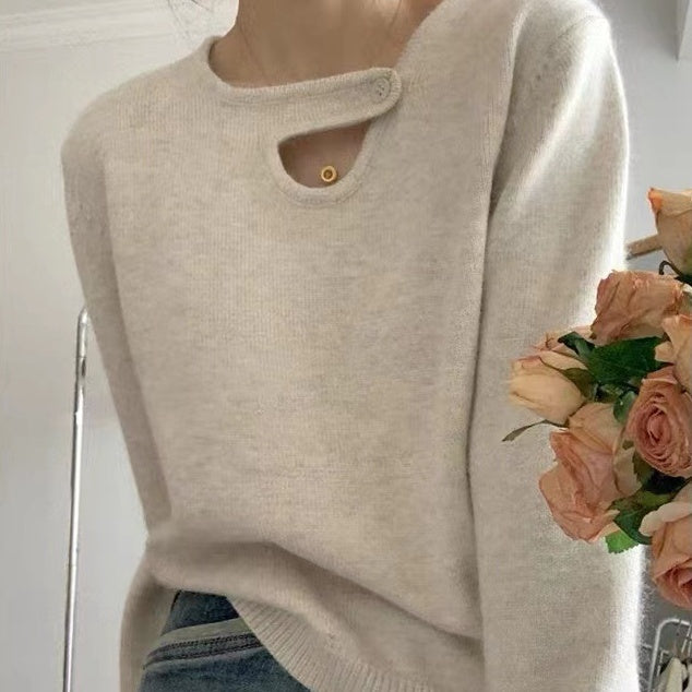 French Retro Knitwear Sweater