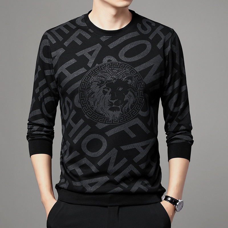Men's Fleece Long Sleeves T-Shirt