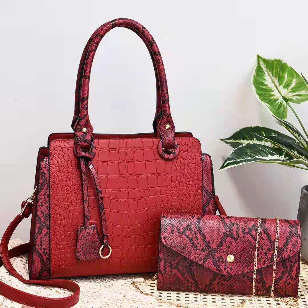 Serpentine Stitching Handbag