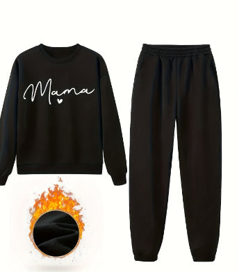 2 Pcs Fleece Suit For Women *Mama*