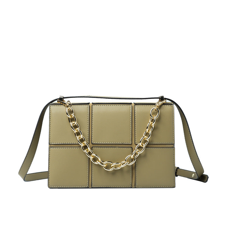 Rhombus Chain Messenger Bag