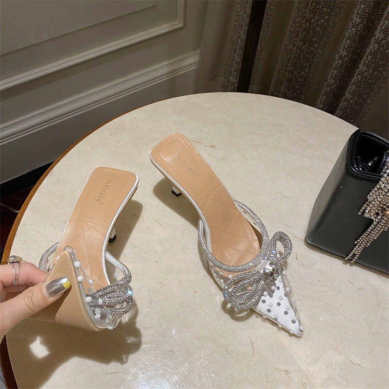 Women's Transparent Crystal Shoes