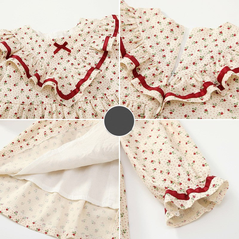 Girls' Spring Cotton Dress