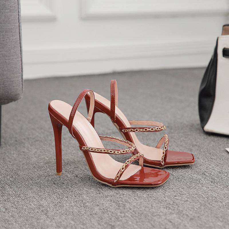 Women's Roman Sandals Stiletto Heels