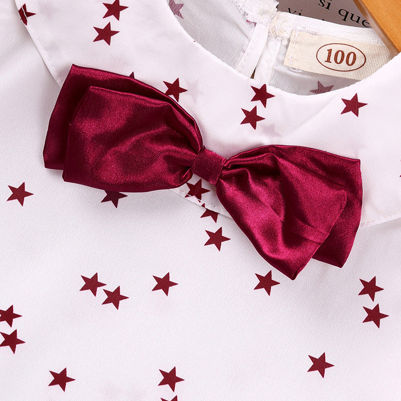 Girl's 2 Pcs Culotte Set