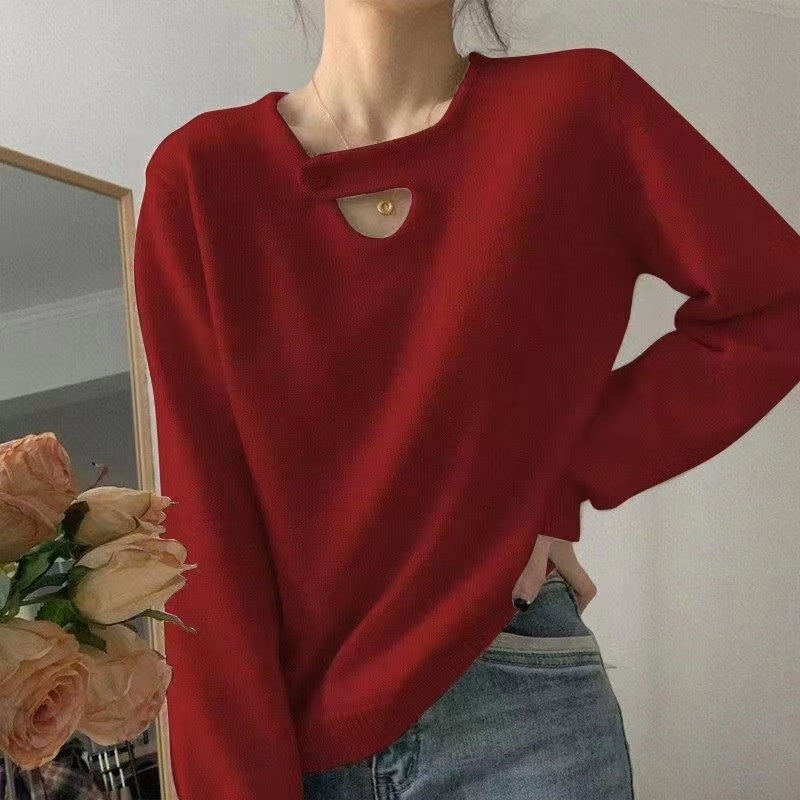 French Retro Knitwear Sweater