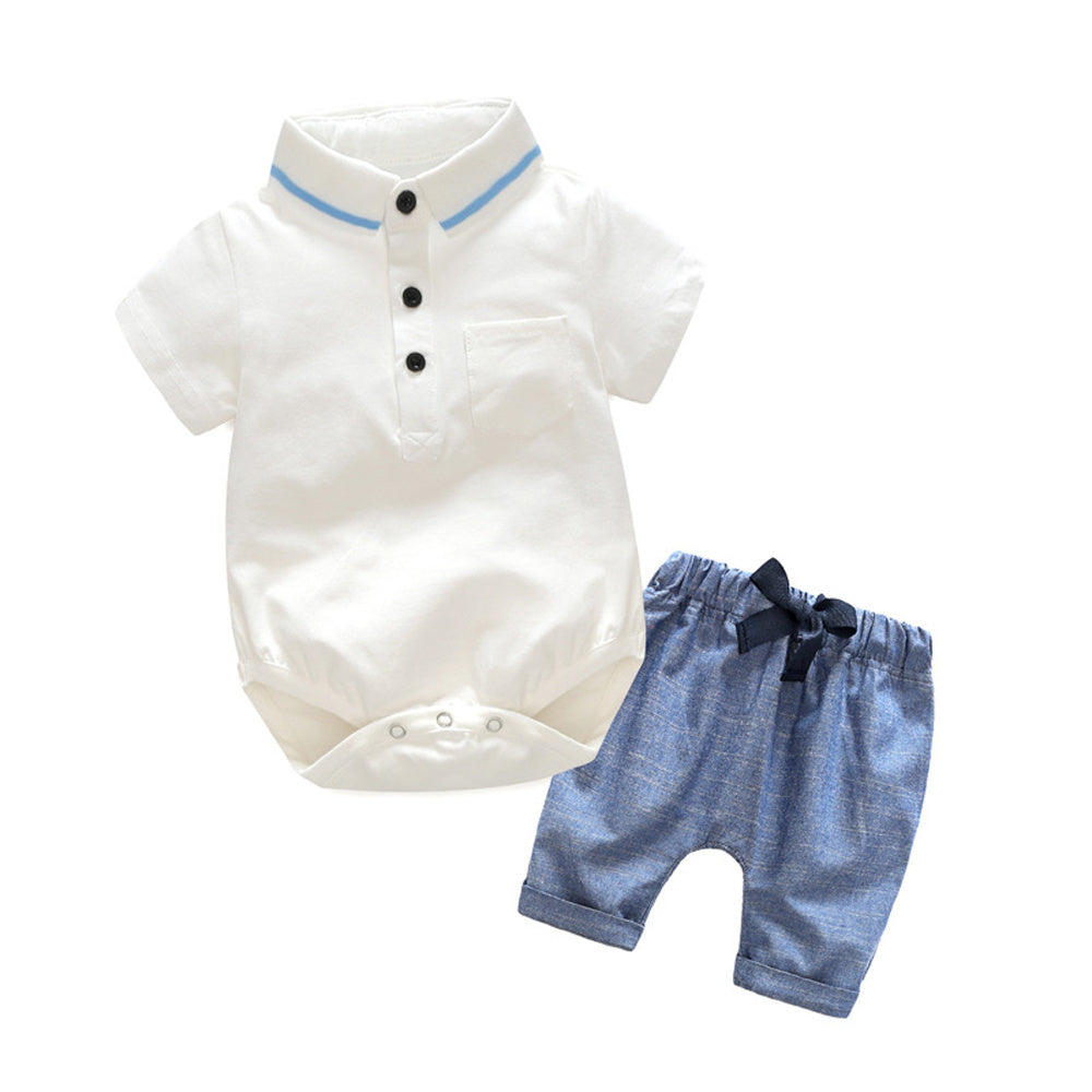 Little Gentleman 2 Pcs Bow Tie Suit
