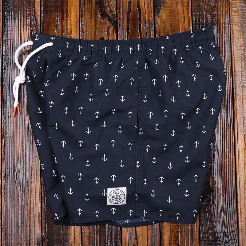 Loose Anchor Print Board Shorts