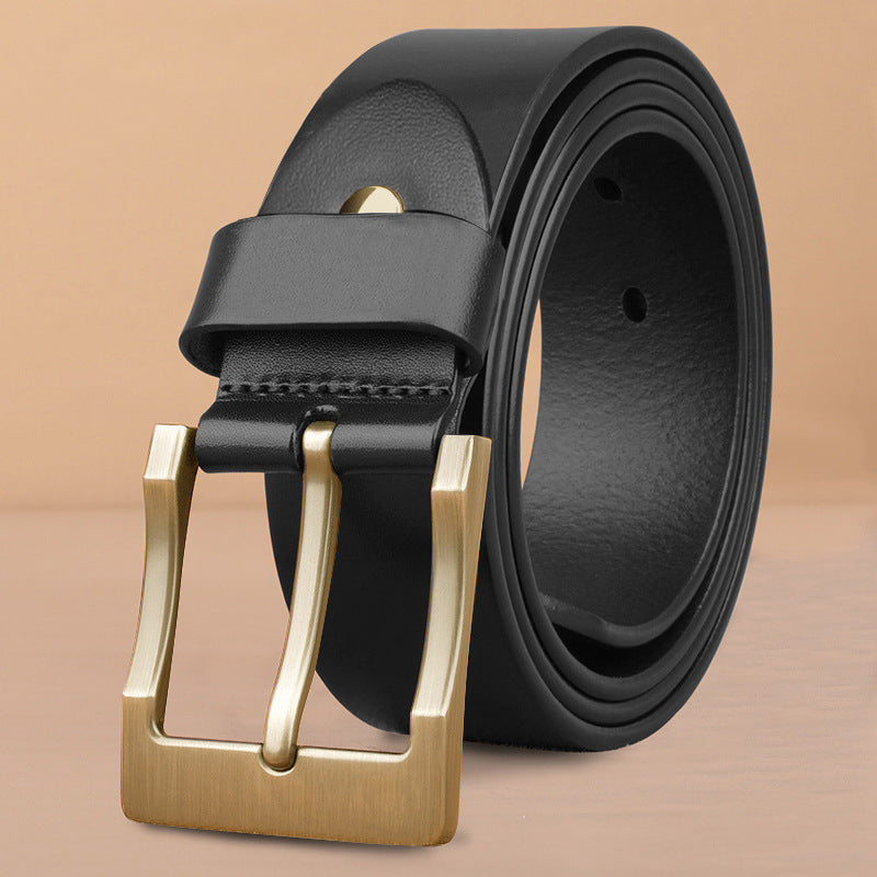 Men's Genuine Leather Trousers Belt
