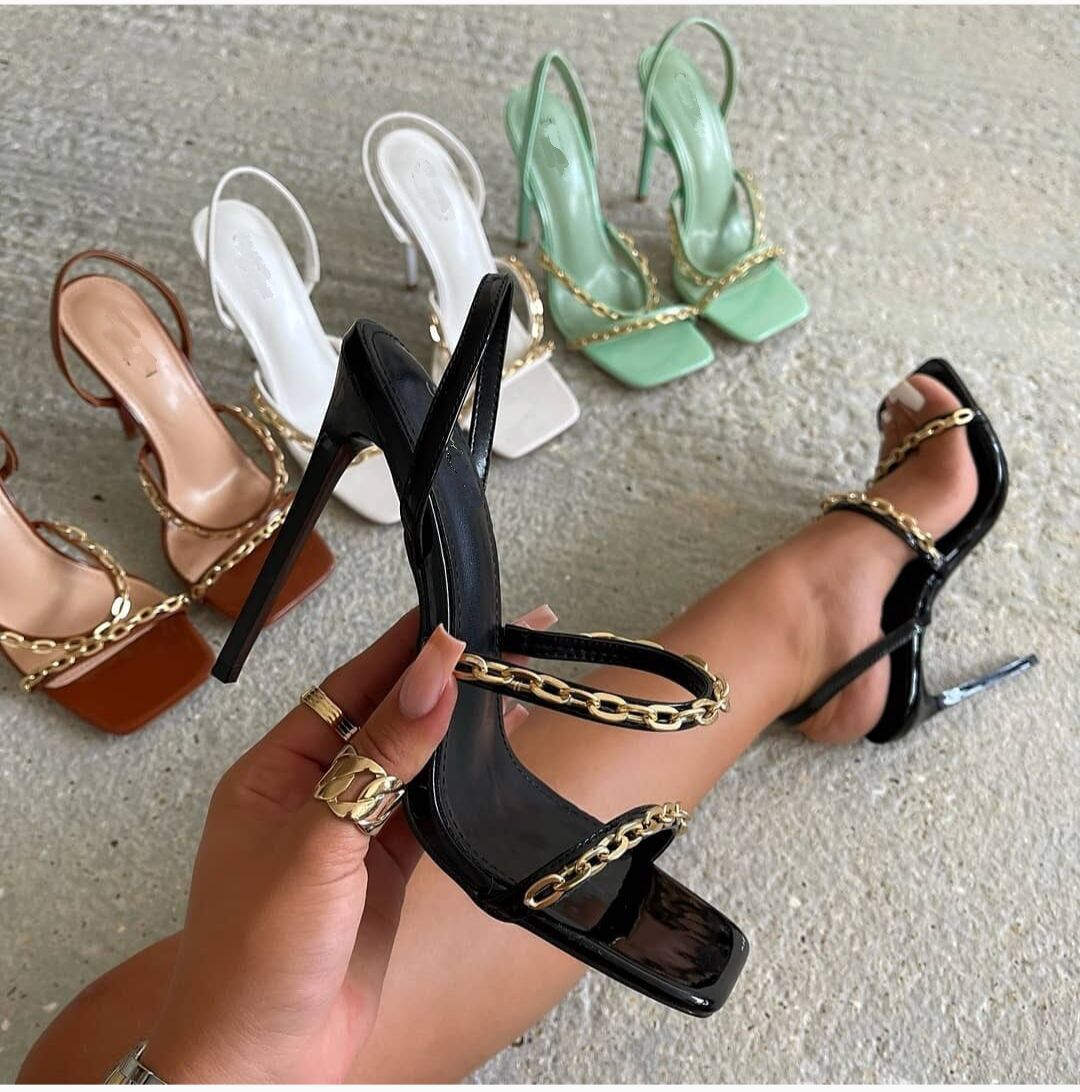 Women's Roman Sandals Stiletto Heels