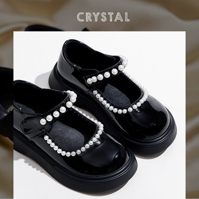 Children's Soft-soled Lolita Leather Shoes